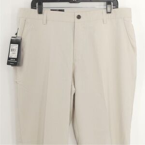 NWT adidas Climalite Athletic Stretch‎ Golf Pants Ecru Beige Men's 36x32